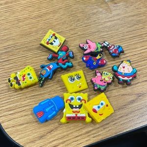 spongebob squarepants Croc Jibbitz charms